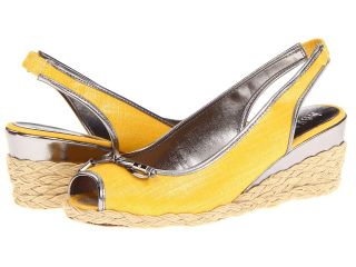 LAUREN by Ralph Lauren Camille Womens Wedge Shoes (Yellow)