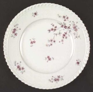 Franconia   Krautheim Fiorella Dinner Plate, Fine China Dinnerware   Pink Flower