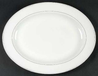Royal Doulton Everlasting 13 Oval Serving Platter, Fine China Dinnerware   Bone