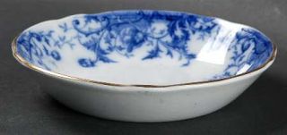 Burgess & Leigh Windflower (Flow Blue) Fruit/Dessert (Sauce) Bowl, Fine China Di