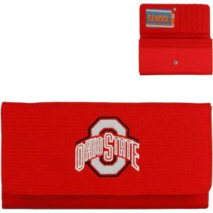 Ohio State Buckeyes Poly Embroidered Wallet