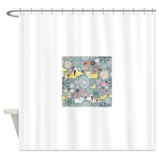  Dogs and cats Shower Curtain  Use code FREECART at Checkout