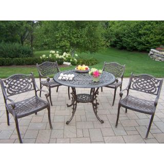 Oakland Living Mississippi 42 in. Patio Dining Set   Seats 4   2011 2109 5 AB