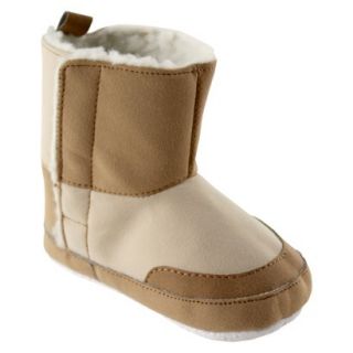 Luvable Friends Infant Girls Suede Boot   Brown 6 12 M