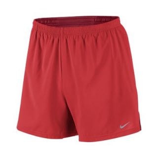 Nike 5 Distance Mens Running Shorts   Light Crimson