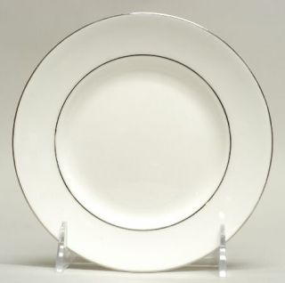 Wedgwood Signet Platinum Bread & Butter Plate, Fine China Dinnerware   White Bac