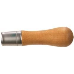 Metal Ferruled #000 Wooden Handle (WoodType File HandleQuantity 1Height 1 5/8 inWeight 0.20 pounds)