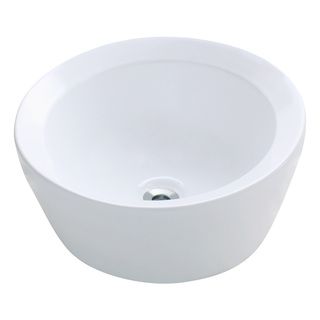 Polaris Sinks P091vw White Porcelain Vessel Sink