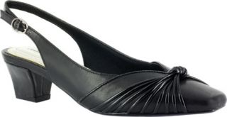 Womens Easy Street Echo   Black/Black Patent Low Heel Shoes