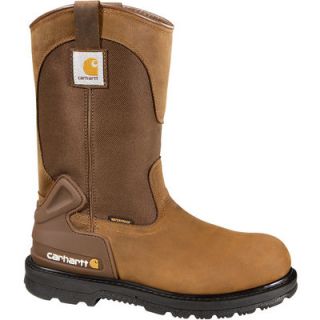 Carhartt Waterproof Steel Toe Wellington Boot   Brown, Size 9, Model# CMP1200