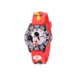 Disney Mickey Mouse Easy Read Plastic Strap Watch, Boys