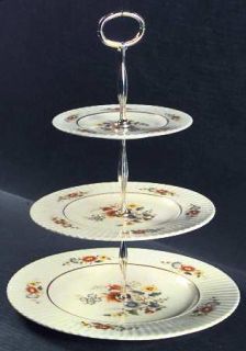 Lenox China Temple Blossom 3 Tiered Serving Tray (DP, SP, BB), Fine China Dinner
