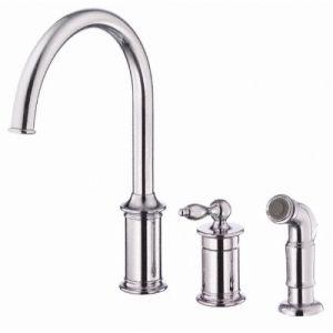 Danze D409010 Prince  Prince Single Handle Kitchen Faucet with Side Spray