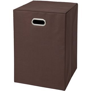 Creative Bath Fold N Store Hamper, Brown