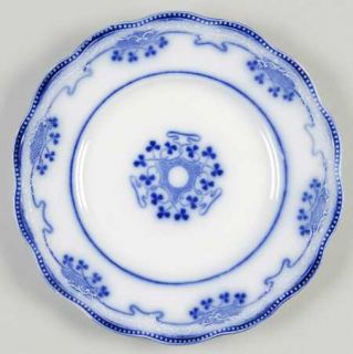 Grindley Lorne (Flow Blue) Dessert/Pie Plate, Fine China Dinnerware   Flow Blue