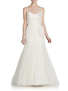 Mirabelle Strapless Bridal Gown   White