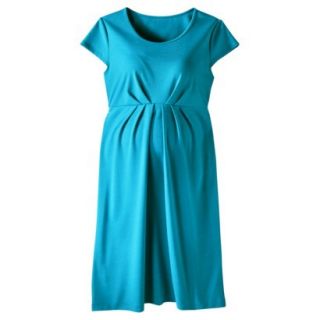 Liz Lange for Target Maternity Cap Sleeve Ponte Dress   Turquoise XXL