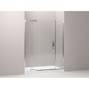 Kohler K 705729 L SHP Finial Finial® Frameless Pivot Shower Door, 57 1/4   59 3