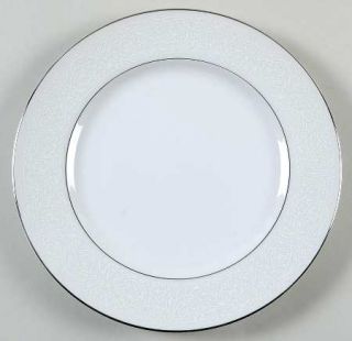 Wyndham Bridal Lace Salad Plate, Fine China Dinnerware   White Lace On White,Pla