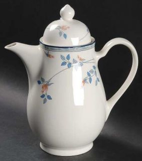 Noritake Eastfair Tea/Coffee Pot & Lid, Fine China Dinnerware   Keltcraft,Blue B