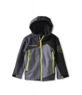 Weatherproof Kids Softshell Jacket w/ Hood Boys Coat (Gray)