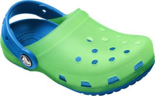 Infants/Toddlers Crocs Chameleons™ Clog   Lime/Sea Blue Aqua Socks