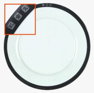 Ralph Lauren Academy Platinum Dinner Plate, Fine China Dinnerware   Symbols On P