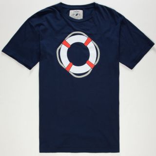 Lifesaver Mens T Shirt Navy In Sizes Medium, X Large, Large, Small For M