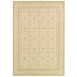 Marina Ibiza/ Oyster Area Rug (311 X 56) (OysterSecondary Colors PearlPattern FloralTip We recommend the use of a non skid pad to keep the rug in place on smooth surfaces.All rug sizes are approximate. Due to the difference of monitor colors, some rug 