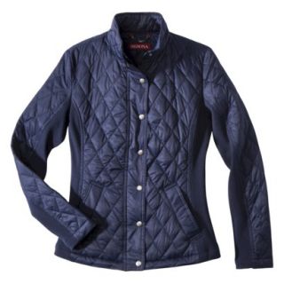 Merona Womens Quilted Puffer Jacket  Navy XL