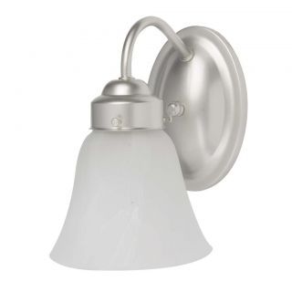 Transitional 1 light Silver Mist Wall Sconce