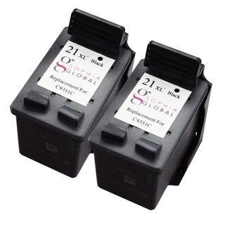 Sophia Global Remanufactured Ink Cartridge Replacement For Hp 21xl (2 Black) (blackPrint yield Meets Printer Manufacturers Specifications for Page YieldModel 2eaHP21XLPack of 2We cannot accept returns on this product. )