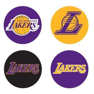 Los Angeles Lakers Apple Home Button Covers 4 Pack