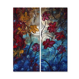 Megan Duncanson Bold Statement Wall Hanging (MediumSubject FloralImage dimensions 23.5 inches high x 21 inches wide x 1 inches deep )