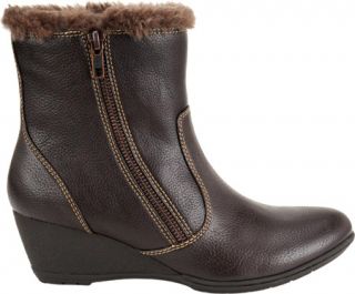 Womens Softspots Odele   Dark Brown Synthetic Boots