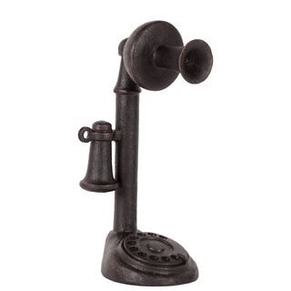 Resin Telephone (5 inches wide x 5.5 inches deep x 11.5 inches highFor decorative purposes only ResinSize 5 inches wide x 5.5 inches deep x 11.5 inches highFor decorative purposes only)