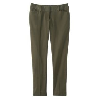 Mossimo Womens Ankle Pant   Solid Peabody Green 4