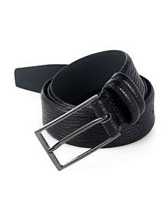 BOSS HUGO BOSS Carmello Leather Belt   Black