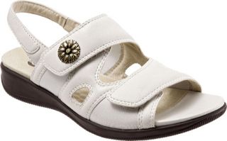Womens SoftWalk Tanglewood   Off White Nappa Leather/Stretch Casual Shoes