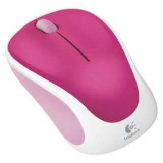 Logitech M317 Wireless Mouse   Pink/White (910 003797)