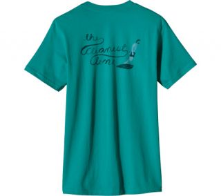 Mens Patagonia The Cleanest Line T Shirt   Teal Green T Shirts