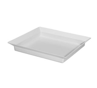 Cal Mil Cold Concept Platter Liner   10x10x1, Plastic, White