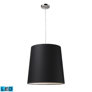 ELK Lighting ELK 20162 1 LED Couture 1 Light Black Pendant