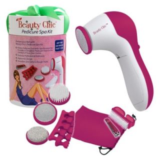 Beauty Chic Pedicure Spa Kit   Pink/White