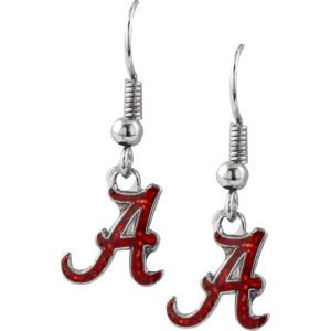 Alabama Crimson Tide AMINCO INC. Glitter Dangle Earrings Aminco