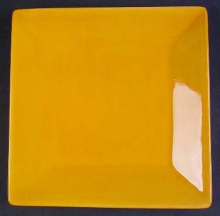 Tabletops Unlimited Corsica Butter (Dark Yellow) Square Salad Plate, Fine China