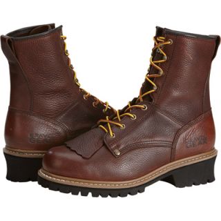 Gravel Gear 8in. Logger Boot   Brown, Size 12