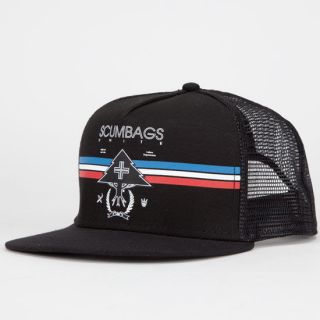 Scumbags Unite Mens Trucker Hat Black One Size For Men 227138100