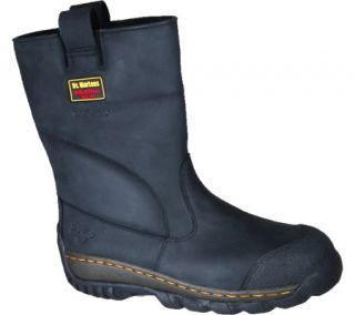 Mens Dr. Martens Kestrel ST Rigger Boot   Black Industrial Greasy Boots