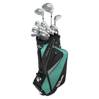 Wilson Womens Right Hand Profile Golf Package Set   Black/Blue (Long)